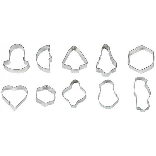 CORTAPASTAS INOX IMF SET 10 UNIDADES